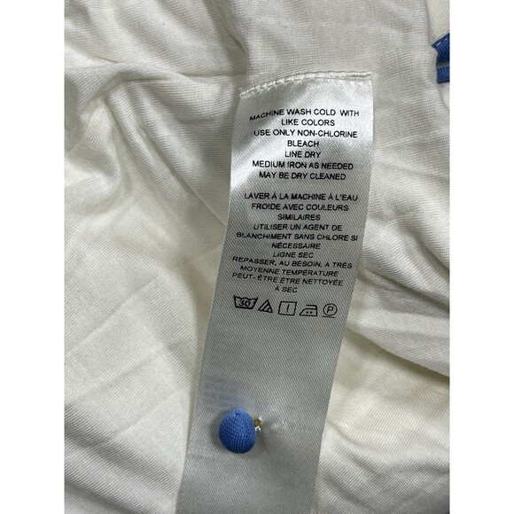 Anthropologie Maeve Midi Dress Muscle Ivory Colorblock Preppy Stretch Sz MP NWT - Picture 9 of 10